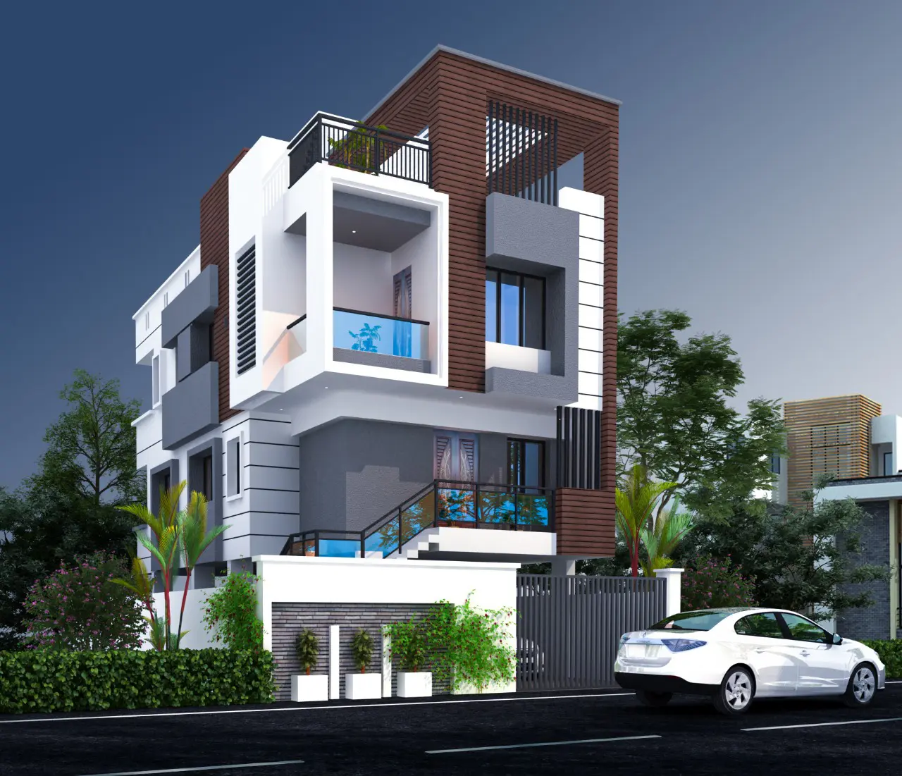 Featured Project: Modern living room interior design render