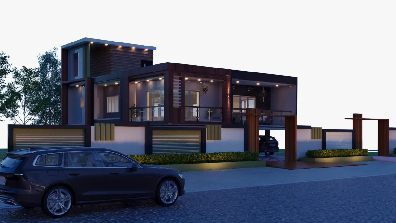 Featured Project: Minimalist bathroom interior render